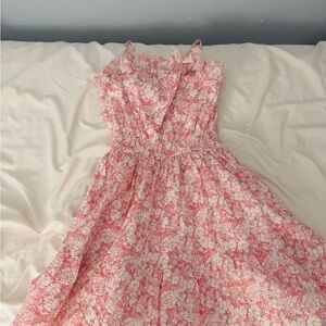 Polo by Ralph Lauren Pink and White Floral Top girls size 10 cute pink